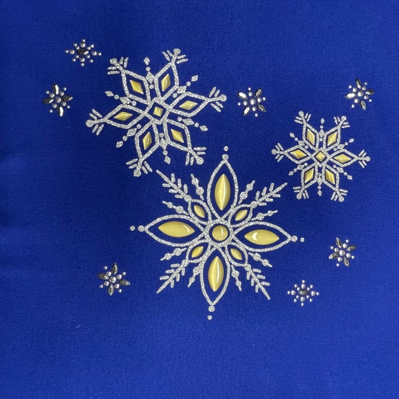 NWT Rebecca Malone Blue Embroidered 1X Women’s Top - Picture 6 of 14